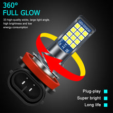 Load image into Gallery viewer, Car Headlight Mini H7 11 H8 LED Bulb Double Color Head Lamp Wireless LED Chips 3030 Fog Bulb 6000K White DC12V
