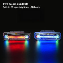 Load image into Gallery viewer, Solar Power Car Warning 20LED Flashing Light Night Ride Tail Light Anti-rear Strobe Light for Motorcycle Electric Vehicle Bicycle
