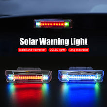 Load image into Gallery viewer, Solar Power Car Warning 20LED Flashing Light Night Ride Tail Light Anti-rear Strobe Light for Motorcycle Electric Vehicle Bicycle
