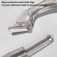 Load image into Gallery viewer, Double-ended Eyebrow Trimmer Macro Scratch-proof Safe Eyebrow Razor Portable Washable Durable Eyebrow Trimmer Beauty Tool
