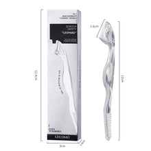 Load image into Gallery viewer, Double-ended Eyebrow Trimmer Macro Scratch-proof Safe Eyebrow Razor Portable Washable Durable Eyebrow Trimmer Beauty Tool
