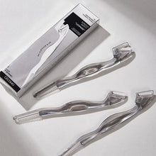 Load image into Gallery viewer, Double-ended Eyebrow Trimmer Macro Scratch-proof Safe Eyebrow Razor Portable Washable Durable Eyebrow Trimmer Beauty Tool
