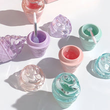Load image into Gallery viewer, 3 Colors Moisturizing Hydrating Solid Lip Gloss Long-lasting Non-sticky Anti-cracking Ice Cream Shape Lipstick Lip Care
