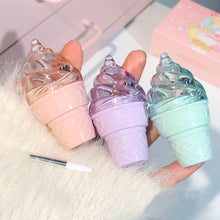 Load image into Gallery viewer, 3 Colors Moisturizing Hydrating Solid Lip Gloss Long-lasting Non-sticky Anti-cracking Ice Cream Shape Lipstick Lip Care
