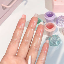Load image into Gallery viewer, 3 Colors Moisturizing Hydrating Solid Lip Gloss Long-lasting Non-sticky Anti-cracking Ice Cream Shape Lipstick Lip Care
