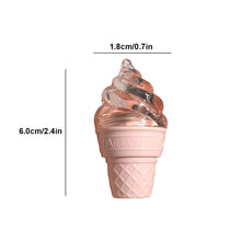 Load image into Gallery viewer, 3 Colors Moisturizing Hydrating Solid Lip Gloss Long-lasting Non-sticky Anti-cracking Ice Cream Shape Lipstick Lip Care

