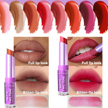 Load image into Gallery viewer, 8 Colors Two-tone Lipstick Pearlescent Matte Moisturizing Non-sticky Long-lasting Lipstick Gradient Lip Makeup Cosmetics for Women
