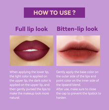 Load image into Gallery viewer, 8 Colors Two-tone Lipstick Pearlescent Matte Moisturizing Non-sticky Long-lasting Lipstick Gradient Lip Makeup Cosmetics for Women
