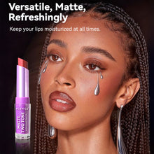 Load image into Gallery viewer, 8 Colors Two-tone Lipstick Pearlescent Matte Moisturizing Non-sticky Long-lasting Lipstick Gradient Lip Makeup Cosmetics for Women
