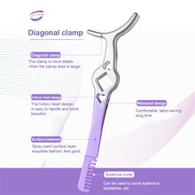 Load image into Gallery viewer, Stainless Steel Gradient False Eyelash Tweezer Portable Convenient False Eyelash Auxiliary Tweezers Beauty Makeup Tool
