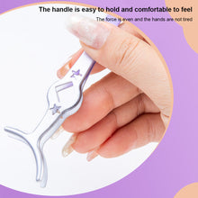 Load image into Gallery viewer, Stainless Steel Gradient False Eyelash Tweezer Portable Convenient False Eyelash Auxiliary Tweezers Beauty Makeup Tool
