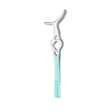 Load image into Gallery viewer, Stainless Steel Gradient False Eyelash Tweezer Portable Convenient False Eyelash Auxiliary Tweezers Beauty Makeup Tool
