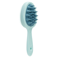 Load image into Gallery viewer, Double-sided Double-tooth Handle Shampoo Brush Scalp Massage Clean Shampoo Comb Portable Wet Dry Dual-use Shampoo Brush
