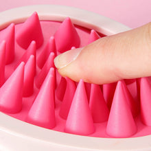 Load image into Gallery viewer, Double-sided Double-tooth Handle Shampoo Brush Scalp Massage Clean Shampoo Comb Portable Wet Dry Dual-use Shampoo Brush
