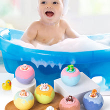 Load image into Gallery viewer, Mild Toy Bath Salt Ball Essential Oil Bath Bubble Ball Aromatic Moisturizing Nourishing Skin Care Shower Ball Body Cleansing
