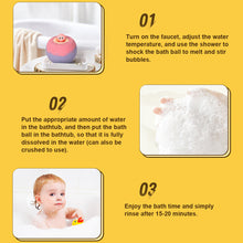 Load image into Gallery viewer, Mild Toy Bath Salt Ball Essential Oil Bath Bubble Ball Aromatic Moisturizing Nourishing Skin Care Shower Ball Body Cleansing
