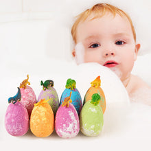 Load image into Gallery viewer, Dinosaur Egg Toy Bath Salt Ball Essential Oil Bath Bubble Ball Moisturizing Nourishing Long-lasting Fragrance Bath Ball
