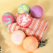 Load image into Gallery viewer, Mixed Color Instant Bath Salt Ball Essential Oil Bath Bubble Ball Gentle Cleaning Moisturizing Nourishing Fragrance Bath Ball
