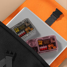Load image into Gallery viewer, Multifunctional Pill Box Cutting Grinding Storing Medicine Sealed Box Moistureproof Dustproof Portable Divided Medicine Box
