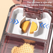 Load image into Gallery viewer, Multifunctional Pill Box Cutting Grinding Storing Medicine Sealed Box Moistureproof Dustproof Portable Divided Medicine Box
