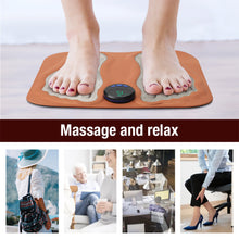 Load image into Gallery viewer, 3D Foot Massager Relax Body Relieve Fatigue Promote Blood Circulation Portable EMS Micro-current Rechargeable Foot Massage Pad Health Care
