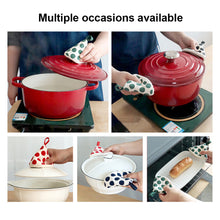 Load image into Gallery viewer, Triangular Pot Lid Cap Multifunctional Insulated Gloves Durable Convenient Cotton Handle Cover Household Kitchen Supplies
