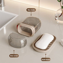 Load image into Gallery viewer, Solid Durable Soap Storage Box Compact Portable Sealed Household Travel Creative Double Layer Drain Soap Box Bathroom Soap Storage
