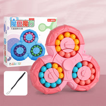 Load image into Gallery viewer, Fidget Spinner 6-sided Cube 2-in-1 Puzzle Decompression Toy Compact Portable Creative Stereo Flip Rotating Educational Toy
