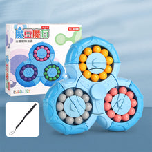 Load image into Gallery viewer, Fidget Spinner 6-sided Cube 2-in-1 Puzzle Decompression Toy Compact Portable Creative Stereo Flip Rotating Educational Toy
