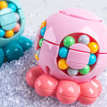 Load image into Gallery viewer, Octopus Decompression Toy Versatile Rotatable Fidget Spinner Compact Portable Creative Puzzle Cube Toy for Children Adults
