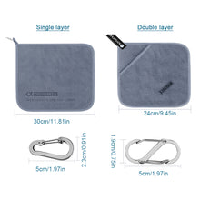 Load image into Gallery viewer, 1PC Lure Special Fishing Towel With Hook Absorbent Decontamination Thickened Cleaning Cloth Fishing Supplies
