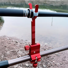 Load image into Gallery viewer, Large Object Rear Padlock Rod Anti-Fall Off Bracket Head Buffer Unloading Rod Support Turret Fishing Supplies
