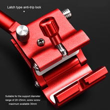 Load image into Gallery viewer, Large Object Rear Padlock Rod Anti-Fall Off Bracket Head Buffer Unloading Rod Support Turret Fishing Supplies
