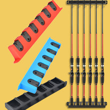 Load image into Gallery viewer, Wall-Mounted Fishing Rod Vertical Display Stand EVA Foam Snap Storage Stand With Non-Slip Bottom Holder Fishing Gear
