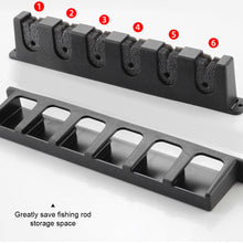 Load image into Gallery viewer, Wall-Mounted Fishing Rod Vertical Display Stand EVA Foam Snap Storage Stand With Non-Slip Bottom Holder Fishing Gear
