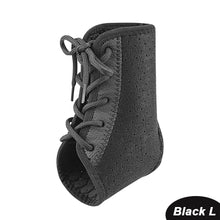 Load image into Gallery viewer, 1PC Lace-Up Adjustable Pressure Ankle Guard Hot Press Molded Breathable Argyle Sports Ankle Guard For Fitness Ball Games
