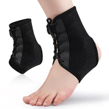 Load image into Gallery viewer, 1PC Lace-Up Adjustable Pressure Ankle Guard Hot Press Molded Breathable Argyle Sports Ankle Guard For Fitness Ball Games

