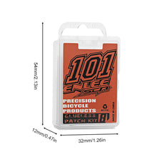 Load image into Gallery viewer, 1 Box Bicycle Glue-Free Tire Patch With Metal Sanding Sheet Strong Adhesive Patch Bicycle Repair Kit
