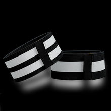 Load image into Gallery viewer, 1 Pair Bicycle Anti-Beam Belt High-Light Reflective Cycling Leg Widening Strap Night Running Arm Warning Belt Outdoor Riding Equipment
