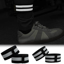 Load image into Gallery viewer, 1 Pair Bicycle Anti-Beam Belt High-Light Reflective Cycling Leg Widening Strap Night Running Arm Warning Belt Outdoor Riding Equipment
