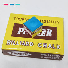 Load image into Gallery viewer, 1Box /12PCS Billiard Cue Tip Chalk Rod Head Non-Slip Powder Billiard Supplies
