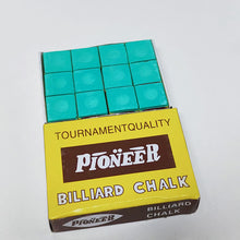 Load image into Gallery viewer, 1Box /12PCS Billiard Cue Tip Chalk Rod Head Non-Slip Powder Billiard Supplies
