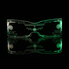 Load image into Gallery viewer, Wireless Luminous LED Glasses Halloween Christmas Birthday Neon Party Nightclubs LED Light-up Glasses Glow in the Dark
