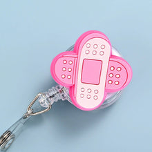 Load image into Gallery viewer, Cartoon Badge Reel Retractable ID Lanyard Name Tag Card Badge Holder Clip Doctor Nurse Office Supplies Credential Holder
