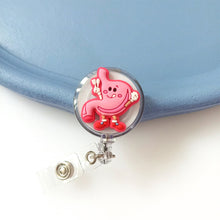 Load image into Gallery viewer, Cartoon Badge Reel Retractable ID Lanyard Name Tag Card Badge Holder Clip Doctor Nurse Office Supplies Credential Holder
