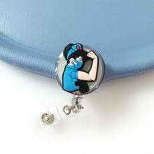 Load image into Gallery viewer, Cartoon Badge Reel Retractable ID Lanyard Name Tag Card Badge Holder Clip Doctor Nurse Office Supplies Credential Holder
