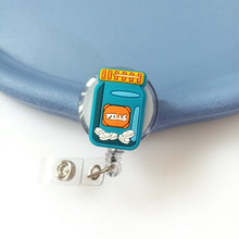 Load image into Gallery viewer, Cartoon Badge Reel Retractable ID Lanyard Name Tag Card Badge Holder Clip Doctor Nurse Office Supplies Credential Holder
