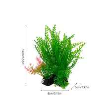 Load image into Gallery viewer, Simulation Artificial Plants Aquarium Decor Grass Water Weeds Ornament Plant Fish Tank Aquarium Grass Decoration Accessories
