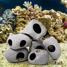 Load image into Gallery viewer, Purple Sand Aquarium Decoration Fish Shrimps Shelter House Pottery Landscaping Ornaments Decor Fish Tank Submarine Cave Decor

