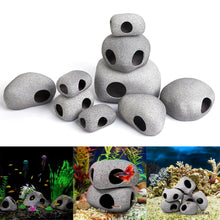 Load image into Gallery viewer, Purple Sand Aquarium Decoration Fish Shrimps Shelter House Pottery Landscaping Ornaments Decor Fish Tank Submarine Cave Decor
